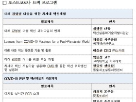 BIO KOREA 2021, 감염병 기술의 미래 전망