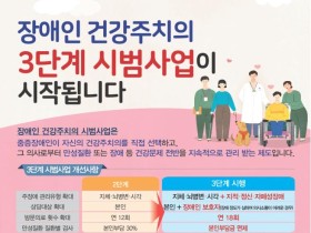 장애인 건강주치의 3단계 시범사업 시행