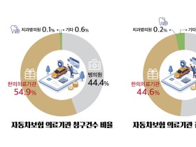 [FACT Sheet] 한의의료기관의 자동차보험 진료량 눈에 띄게 증가해