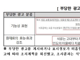 석류즙, 갱년기 증상 완화 등 기능성 연상 광고 개선 필요