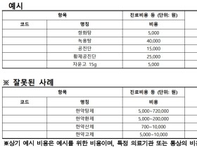 비급여 진료비용 공개항목 564항목으로 확대