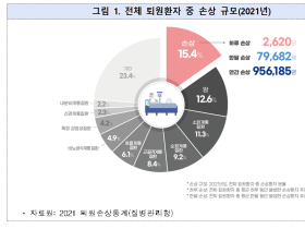 2021년 입원환자, 암보다 손상환자가 더 많아