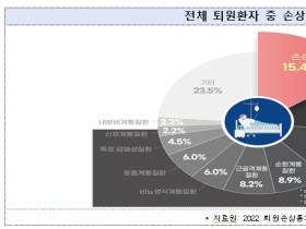 “입원환자 중 손상환자 비율이 여전히 1위, 2위는 암”