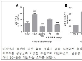 한약재 ‘봉출’서 급성 호흡기염증 치료 물질 ‘발굴’