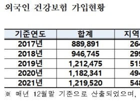 국민 법감정 맞는 외국인 건강보험제도 도입 ‘시급’