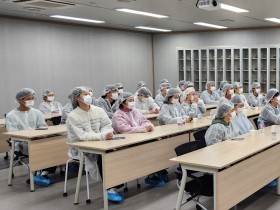 원광대 한의대생, 청연한방병원 원외탕전실 견학