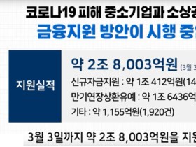 한의원 등 소상공인 대상 ‘코로나19 대출’ 비대면 만기연장 실시