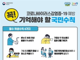 코로나바이러스감염증-19 예방 꼭 기억해야 할 국민수칙