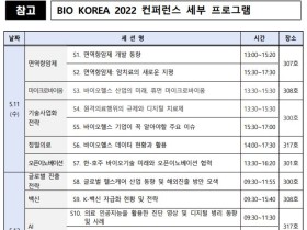 바이오코리아 2022 컨퍼런스, 11~13일 개최