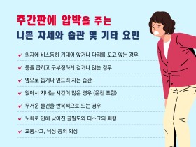 허리 아프면 무조건 디스크(?)…비슷한 질환 많아 감별 필요