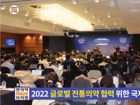 [한의약 이슈 브리핑] 2022 글로벌 전통의약 협력을 위한 국제 컨퍼런스