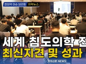 [자막뉴스] 세계 침도의학 전문가, 한 자리서 최신지견 및 성과 ‘공유’ / 한의신문 NEWS