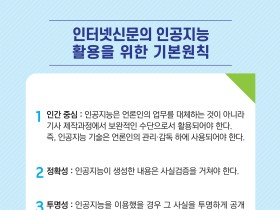 인신윤위, AI 활용 언론윤리 가이드라인 발표