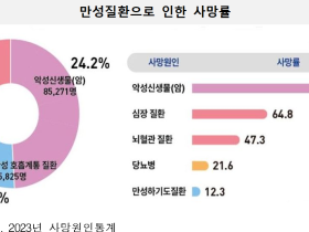 고령화로 인한 질병부담 지속적인 증가세