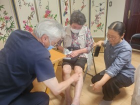 원광대한방병원, 원불교 일본 오사카교당서 의료봉사