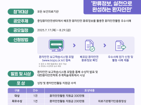 “환자안전, 당신의 실천이 모범이 됩니다!”