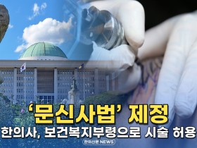 [자막뉴스] '문신사법' 제정! 한의사, 보건복지부령으로 시술 허용