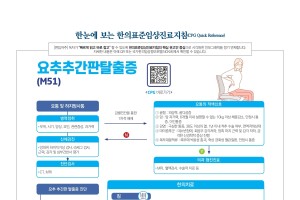 한눈에 보는 한의표준임상진료지침 -요추추간판탈출증-