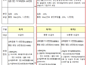 “필수적 보장은 든든하게, 보험료 부담은 낮게”