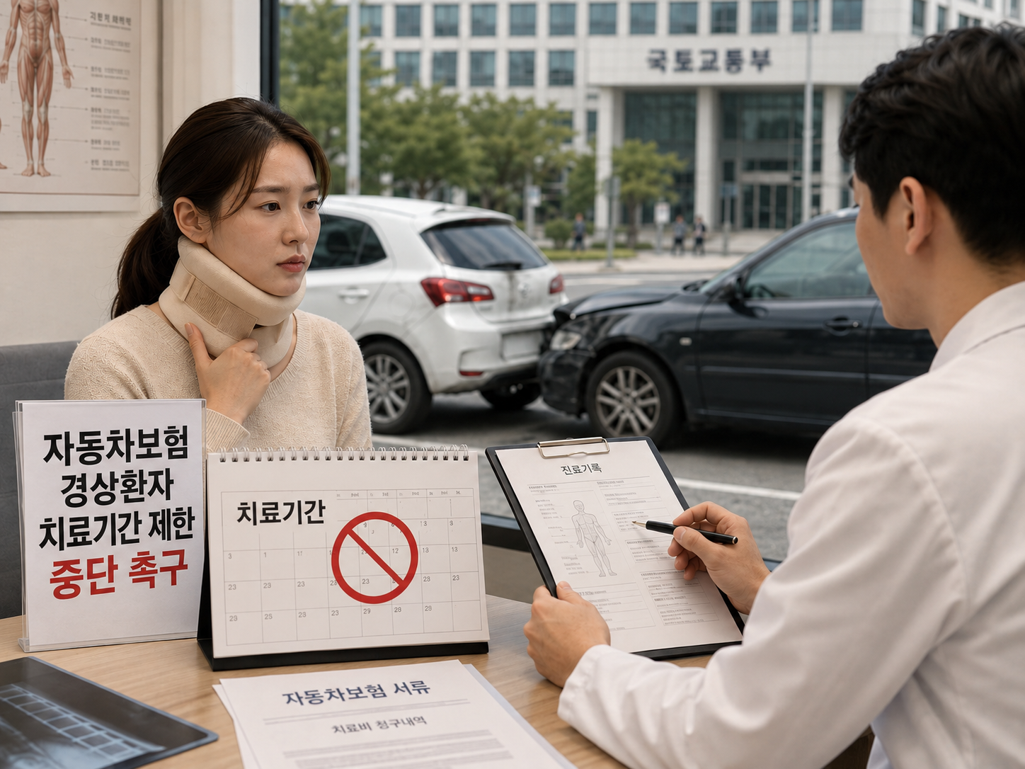 자동차보험 경상환자 치료기간 제한 재추진 “즉각 중단하라!!”