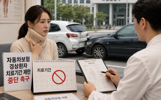 자동차보험 경상환자 치료기간 제한 재추진 “즉각 중단하라!!”