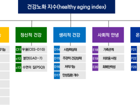 국제학술지 통해 한국형 건강노화지수 타당성 확인