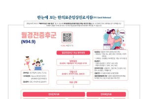 한눈에 보는 한의표준임상진료지침 - 월경전증후군