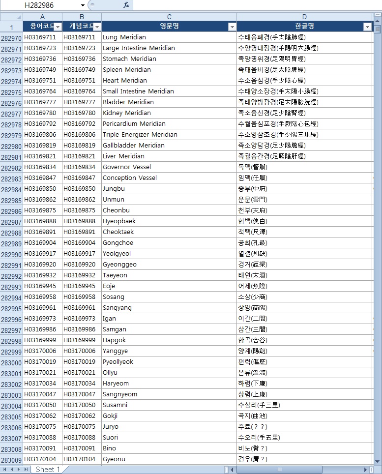 의료용어표준