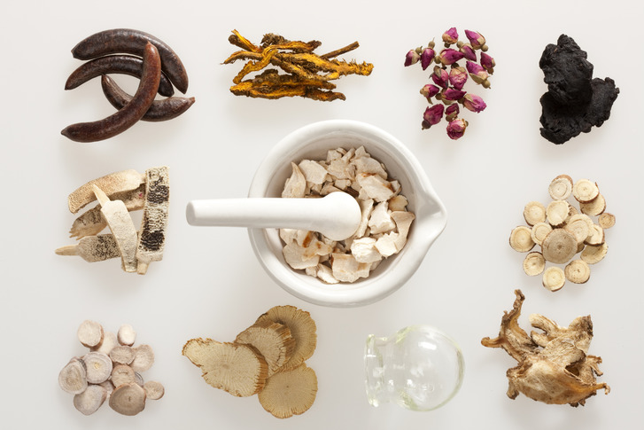 Chinese herbal medicine and vacuum cupping