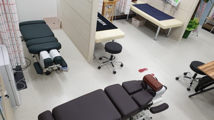 진천선수촌 내 한의진료실 모습.