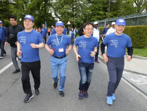 WHO 주관 걷기 행사 (2)